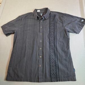 Kuhl Karib SS Organic Cotton Button Up Shirt Men’s XL Casual Travel Top